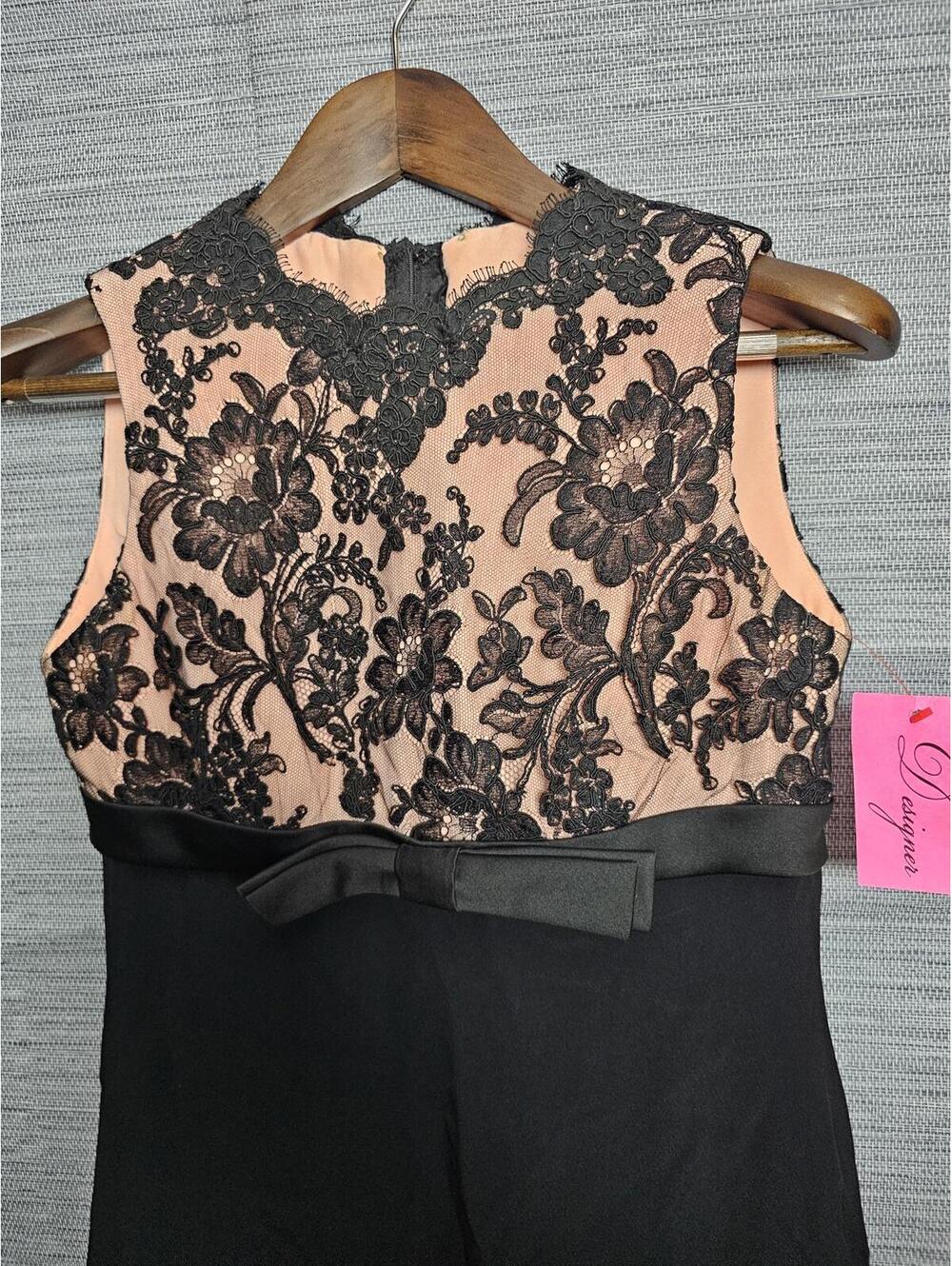 Chris Kole Dress Black Womens Size S Saks Fifth Ave